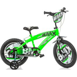 BMX Bambino 16 Pollici - Nero E Verde - Bici Per Kids - Design Robusto E Sicuro - Foto 9