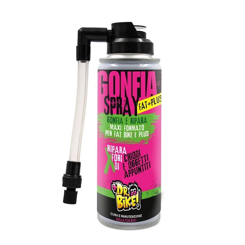 Bomboletta gonfia e ripara forature spray bici maxi 200 ml ideale per Fat  bike - La Ciclomoto