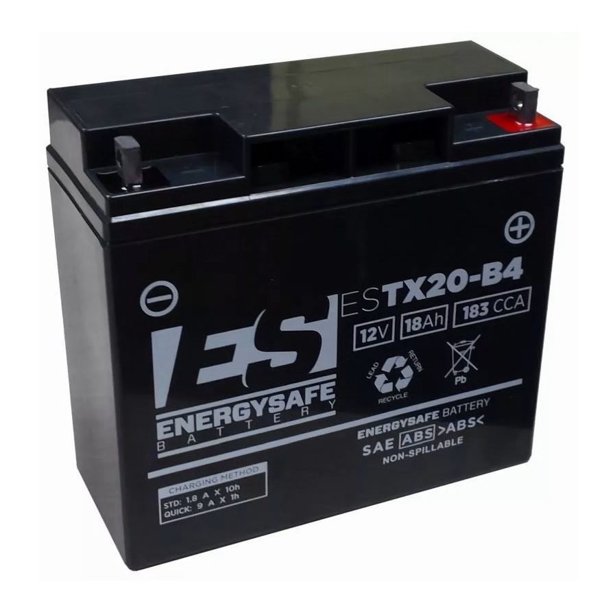 Batteria 20 estx-b4 energy safe 12v 18ah sigillata - La Ciclomoto