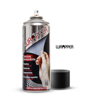 Spray vernice rimovibile wrapper nero opaco ml 400