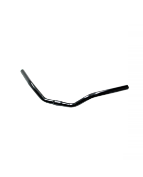 Piega manubrio 25.4 mm bici trekking city acciaio nera 630 mm Rialzo 130 400 gr