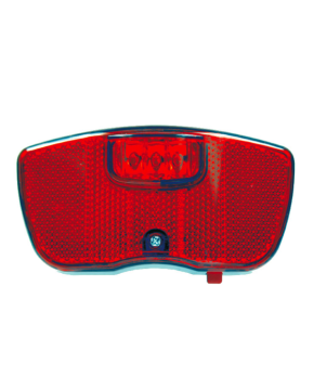 Fanalino a led MTB - City Bike posteriore al portapacchi a batteria