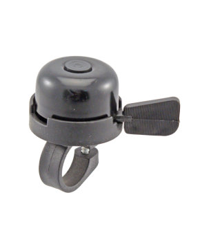 Campanello din don per bici nero acciaio