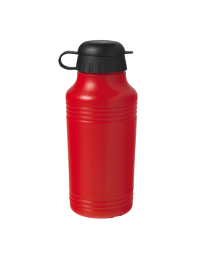 Borraccia bici basic junior 250 ml rosso con cappuccio antipolvere