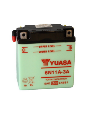 BATTERIA YUASA 6N11A-3A 6V/11AH GILERA INNOCENTI MOTO GUZZI MOTO MORINI PIAGGIO