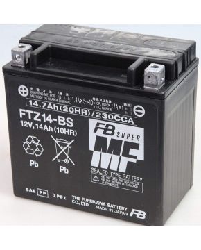 Batteria FURUKAWA FTZ14BS 12V-14AH attivata YTX14H-BS