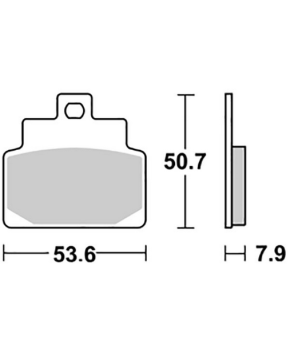 Pastiglie freno SBS 153HM Scarabeo 100 Habana Leonardo SR 125 Leonardo SR 150