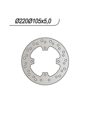 Disco freno posteriore Honda Dominator NX 650 93-02 43251MAK003 NG 224