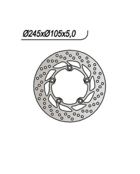 Disco freno posteriore YAMAHA FZ6 MT03 FZ1 Fazer 2D12582W0000 NG 784