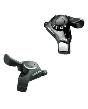 Coppia Comando leva cambio bici SL-TX30-6-STJ-SET Fascetta Shimano 3-6 velocità