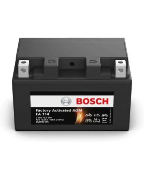 Batteria moto BOSCH FA114 YTZ10S TTZ10-S sla pronta all'uso 12V 8.6 Ah