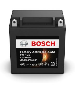 Batteria 12v 5ah 75a FA122 AGM pronta all'uso BOSCH yb5l yb5-lb 0986FA1220