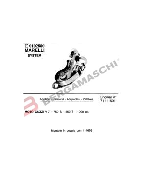 Contatti punte impianto Marelli Moto Guzzi V7 750S 850T 1000 850 T3 T4 T5