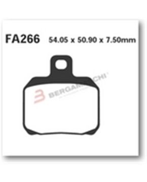Pastiglie freno EBC SFA266 ADIVA CF MOTO CPI DERBI MBK PEUGEOT PIAGGIO YAMAHA