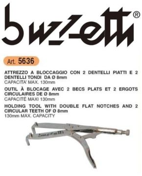Attrezzo pinza bloccaggio rotazione campana frizione scooter BUZZETTI 5636
