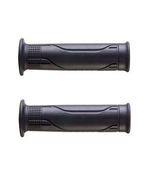 Coppia Manopole moto HONDA 115mm con foro nere d. 22/24 mm ARIETE 02637/SSF