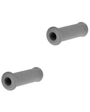 Coppia manopole VESPA 1956-1978 GRIGIE D.24 L.125 ARIETE 00615/C-GR