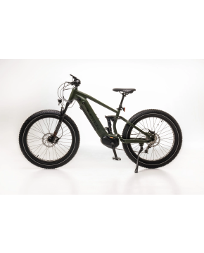 E-Motion Explorer BIG MATT 26 Fat Bike Elettrica Bafang 80Nm Batteria 614W verde