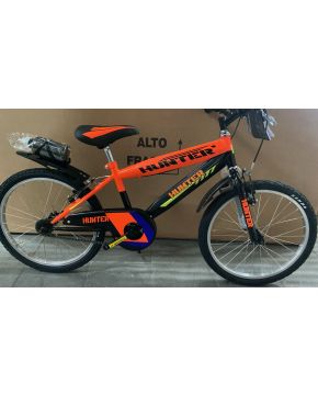 Bici 20 mtb Hunter senza cambio arancione ragazzo bambino Maschiaghi