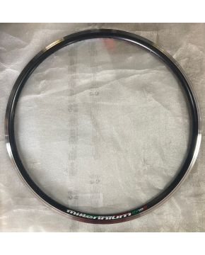 Cerchio bici 26 pollici mtb nero 36 fori doppia camera MILLENIUM Malvestiti