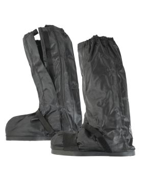 Copriscarpe da moto apribile impermeabile suola in gomma rinforzo sul sinistro