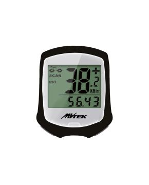 Ciclocomputer per bici LAMPO 9 funzioni con filo Nero/Bianco