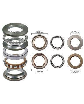 Serie cuscinetti sterzo completa YAMAHA Majesty SKYLINER 125 1998-2009