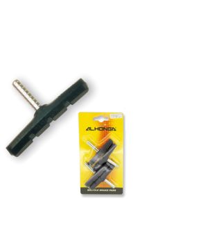 Set di 4 pattini freno cantilever per bici ALHONGA con perni diritti