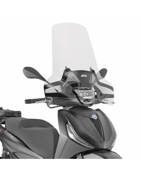 Lastra parabrezza Piaggio Beverly 300 310 400 HPE 2021-2026 GIVI senza attacchi