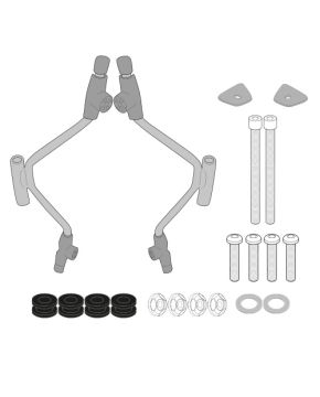 Kit di attacchi specifico per parabrezza 5616A 5621A 5621S GIVI A5616A