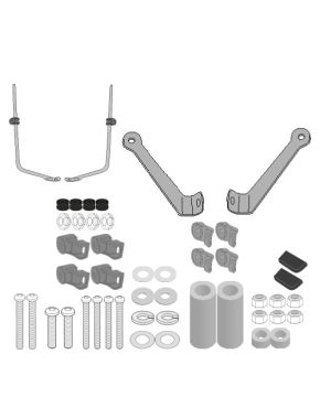 Kit di attacchi Staffe parabrezza Givi Tweet FL/GT/Allure 50 125 150 200 2023>