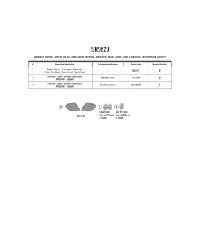 Attacco posteriore per bauletto Piaggio Liberty 50 125 150 2025> Givi SR5623