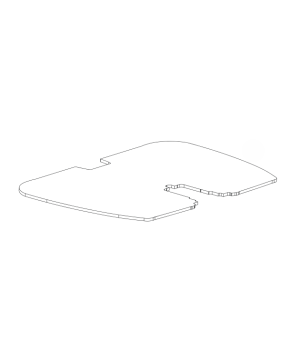 Tappetino interno antiurto antirumore Bauletto Givi B45+ oppure Kappa K45