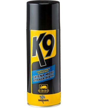 Spray lubrificante K9 per catene moto bomboletta chain grasso 400ml BARDAHL
