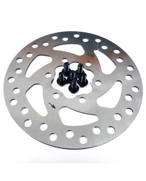 Disco freno da 120 mm 6 fori per monopattino scooter elettrico include viti