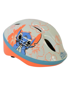 Casco Bici e Skate Bambini Unisex Diseny Lilo e Stitch Bianco 51-56 cm – Protettivo Regolabile per Ciclo e Skateboard – Sicurezza Certificata