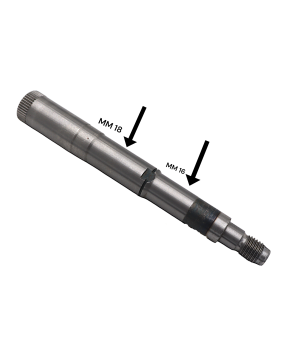 Asse ruota anteriore Ø mm 18 Vespa PX prima serie