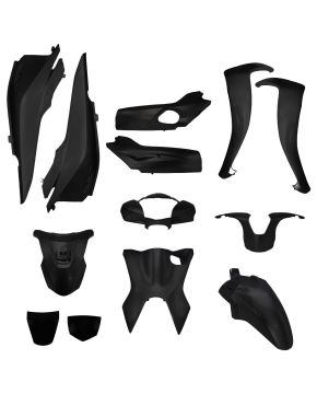 Kit carene completo 13 pezzi compatibile Honda SH 125/150 2017-19 nero lucido