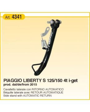 Cavalletto laterale per Piaggio Liberty S 50 125 150 e Liberty i-get dal 2015