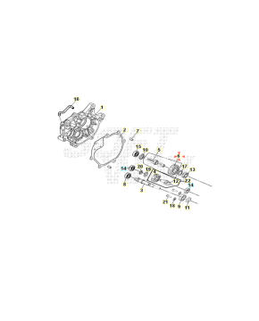 Ingranaggio albero ruota SYM SYMPHONY ST 125 EURO5 2021 23430-XR4-000
