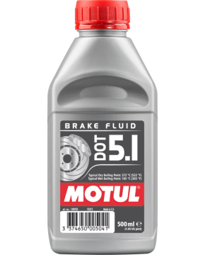Olio freni 500 ml MOTUL DOT 5.1 DOT 4 o DOT 3 per sistemi ABS e ESP
