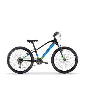 Bici 20 MTB District 7 velocità front nero opaco per bambino ragazzo MBM