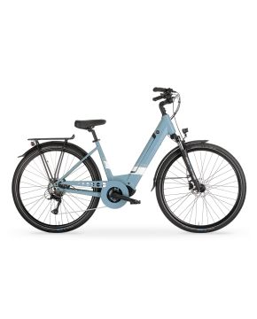 Bici 28 Sport RAMBLA E-bike alluminio 7 velocità front disk dust blu donna MBM