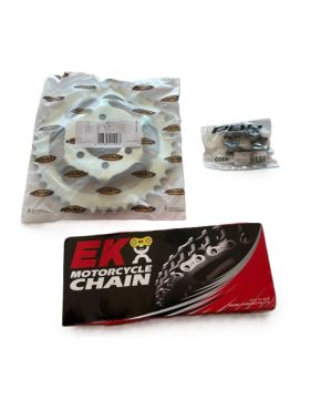 Kit trasmissione nera BENELLI TRK 250 LEONCINO 250 (13-43) EK 520 P.B.R. EK2372