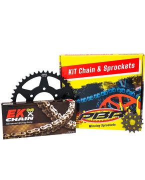 Kit trasmissione Benelli TRK 702X 2022-2024 Z 15-46 EK 520 NERA P.B.R. EK2376G