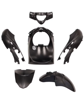 Kit 6 carene nero opaco PIAGGIO LIBERTY 50 125 150 IGET 2015 2023 o.r. 1B0013396