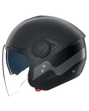Casco moto scooter Nolan N20-2 VISOR Zefiro 341 Nero grigio antracite opaco