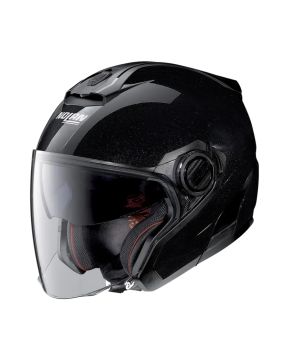 Casco moto scooter Hybrid JET N40-5 NOLAN NERO LUCIDO METAL BLACK