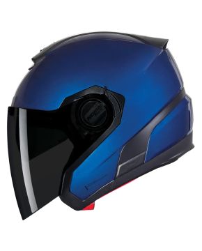 Casco jet N40-5 NOLAN CLASSICO NOBILE 312 blu metal lucido ECE 22-06