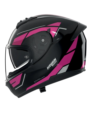 Casco moto scooter Integrale SINCRONO N60-6 Nolan Nero / Fucsia Rosa 354